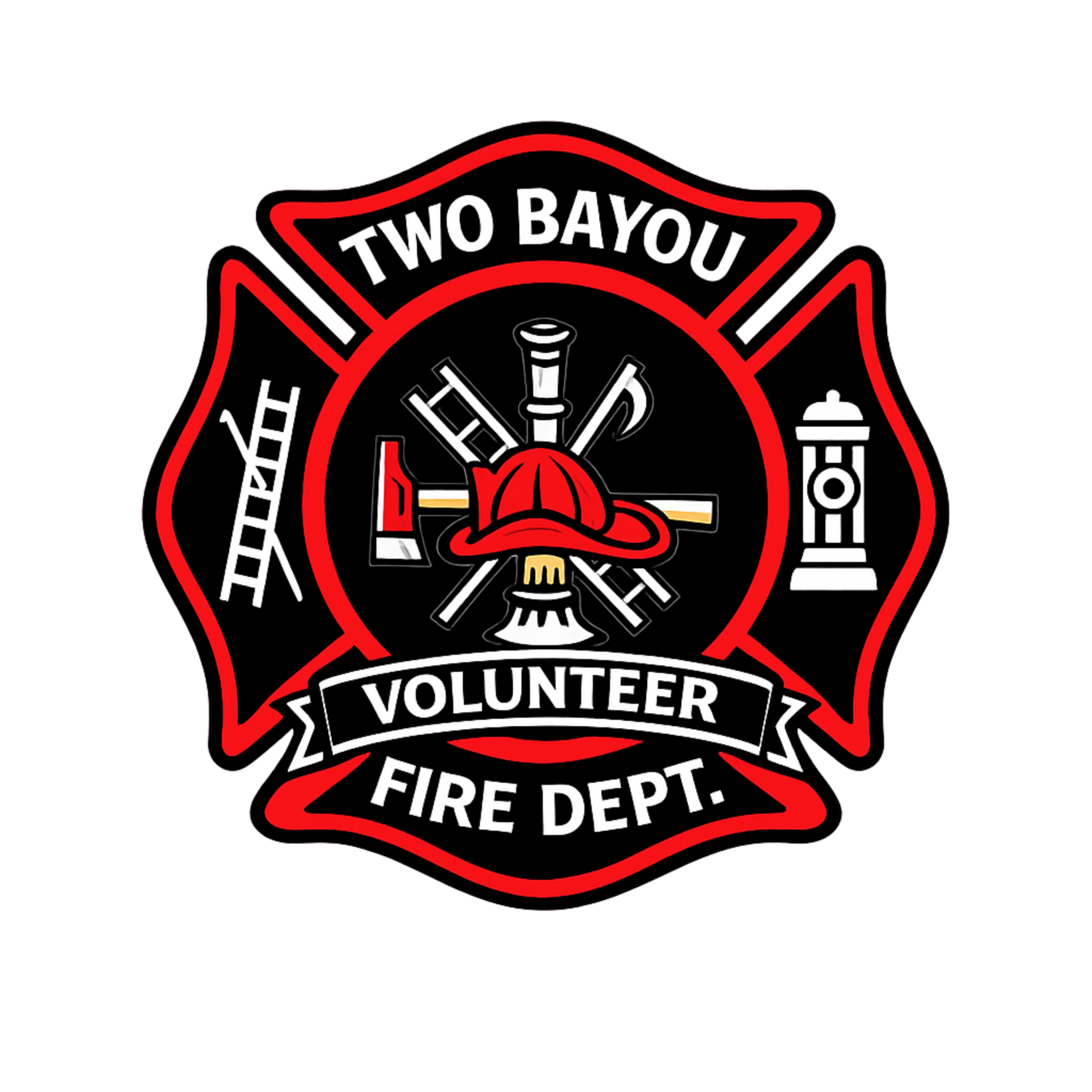 Two Bayou Volunteer Fire Department logo
